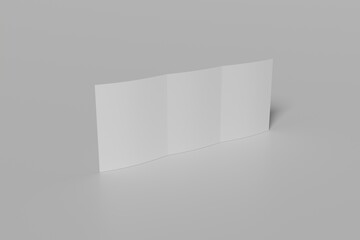 Square Trifold Brochure Mockups
