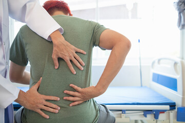 man was admitted for treatment of muscle pain in back of his shoulder due to working hard and...