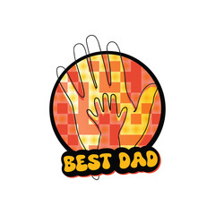 father vector art tshirt design