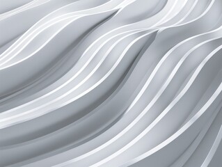 Elegant monochrome background with flowing silver lines and soft gradients.