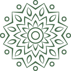 Beautiful mandala art, vector mandala design