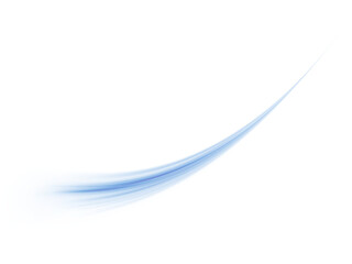 Dynamic blue lines with glow effect. Abstract blue light lines effect on white background PNG effect. Rotating light effect for gaming and advertising design.	
