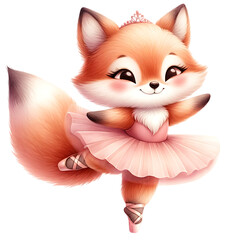 Cute Ballerina Animal Sublimation