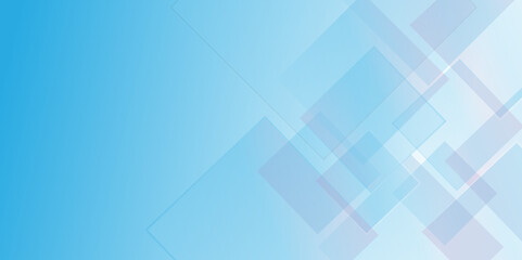 Blue vector gradient abstract background with shapes elements. Triangle and geometric square shape.