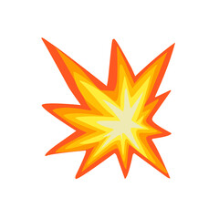 Vector illustration of a collision emoticon © caribaju