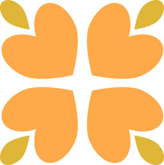 Abstract flower. natural element for design.