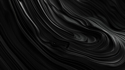 Fototapeta premium Eternal Threads: Dark Slate Infinity Loop Abstract. Generative AI