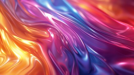 Obraz premium Abstract Backgrounds Fluid Motion: 3D copy space background with fluid abstract motion