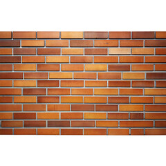 Obraz premium Brick Wall With Transparent Background