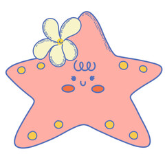 illustration of a starfish 
