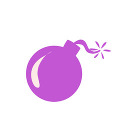 Bomb icon vector illustration