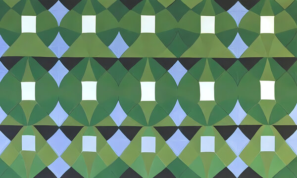 Batik abstract background with unique pattern