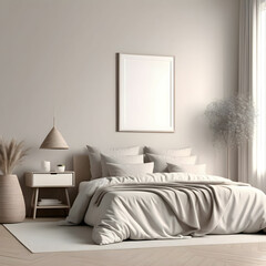 interior of bedroom with bed