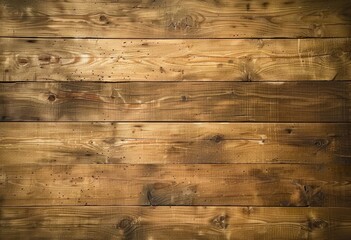 Closeup of a dark brown hardwood plank table with wood grain texture