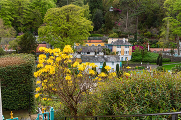 Views around the Welsh Village of portmerion