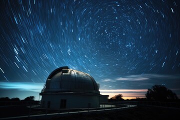 Starlit Observatory Countdown: Stars in a cosmic observatory aligning to count down to a celestial phenomenon.