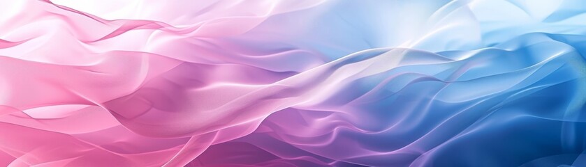 seamless abstract gradient background with smooth transitions between pastel pink and serene blue