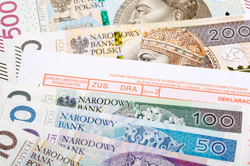 DRA Declaration from Polish Social Insurance Institution - on the background of the Polish Zloty