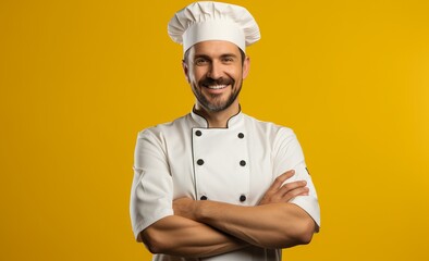 Confident Chef With Crossed Arms