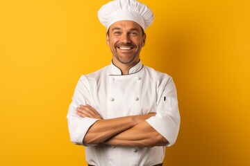 Smiling Chef Crosses Arms