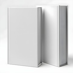 blank book isolated on white Generative AI