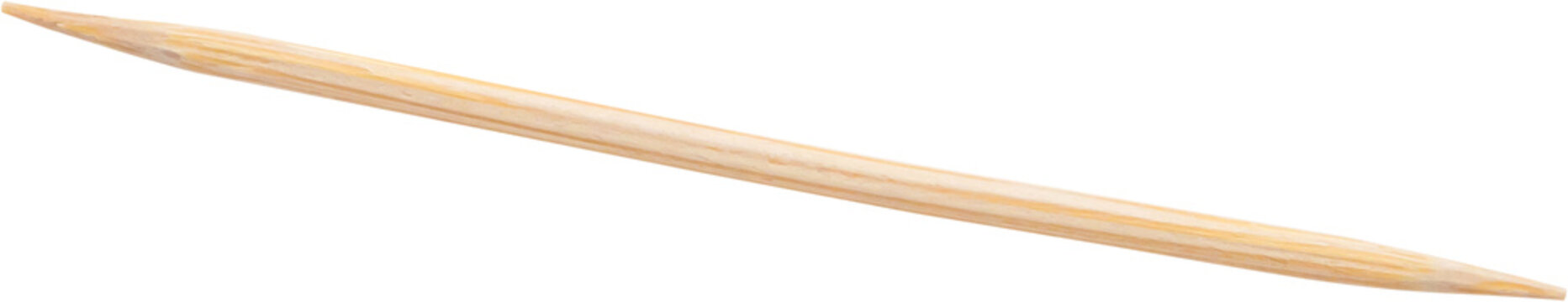 Wooden toothpicks isolated on white background