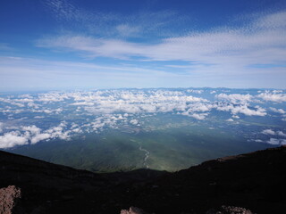 富士山から見た景色