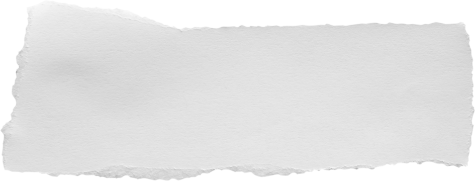 White ripped paper torn edges strips isolated on black background