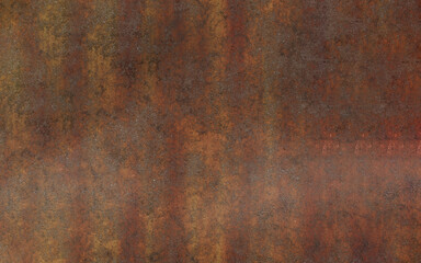 Weathered surface of eroded rusty metal.