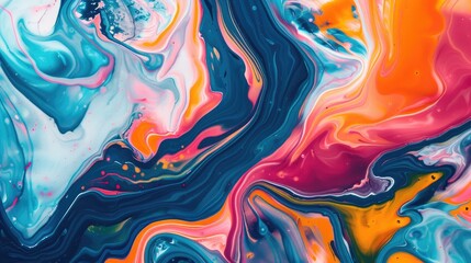 Enter a realm of innovation and creativity with an abstract colorful background, Ai Generated.