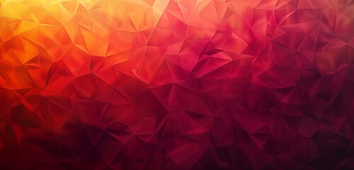 abstract polygonal design of crimson and dusk orange, ideal for an elegant abstract background