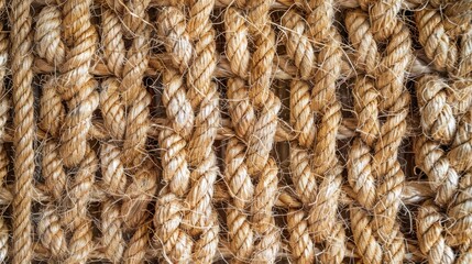 Fototapeta premium Thin rope texture design for business cards, flyers, tiles, and textile printing. Ai Generated.