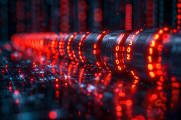 A peer-to-peer electronic cash system, allowing for direct transactions without the need for intermediaries like banks. Concept of decentralized finance. Generative Ai.