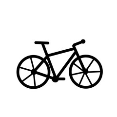 bicycle icon vector 