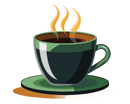 Coffee cup icon. Coffee time drink and beverage theme. Isolated design. Vector illustration