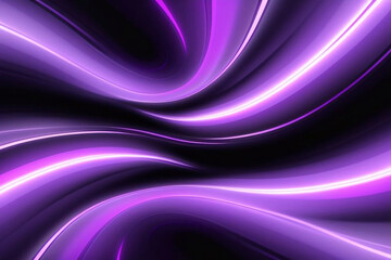 black purple abstract background with wavy lines and curves in the center of the image, with a black background and a purple background with a white border.	