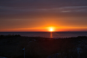 Warnemünde Sonnenuntergang