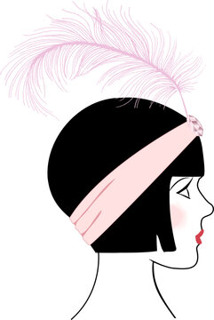 recommend clip art: flapper