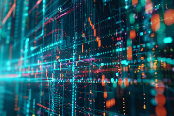 Detailed view of a holographic projection of market liquidity flows showcasing the interconnectivity of global financial systems 