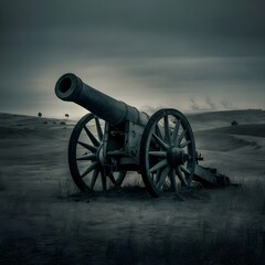 old cannon in the fortress