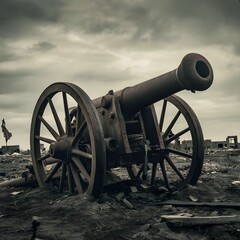 old cannon in the fortress