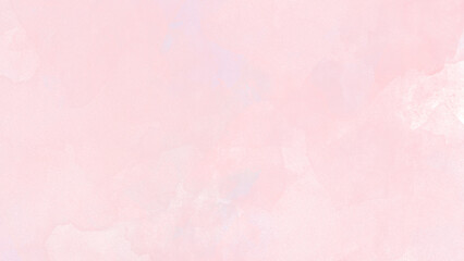Pink watercolor abstract background. Soft pastel pink watercolor background painted on white paper texture. Abstract pink background.