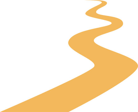 Winding path Illustration 