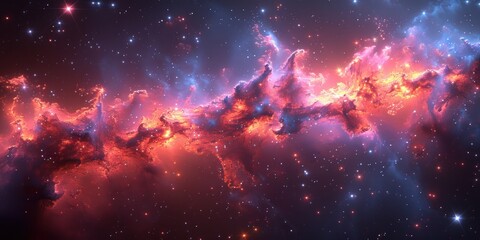 Ethereal Galaxy: A Symphony of Stars
