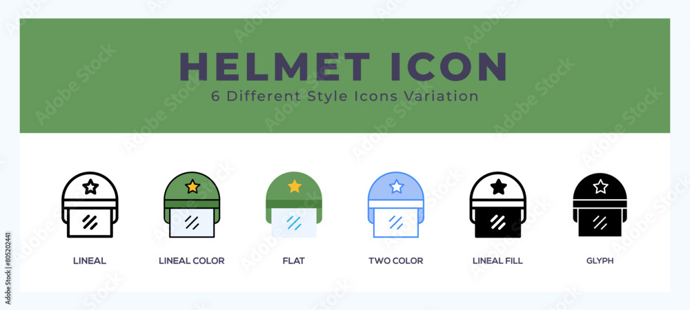 Poster helmet icon for web. mobile apps and ui.