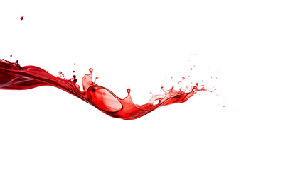 color splash isolated on white