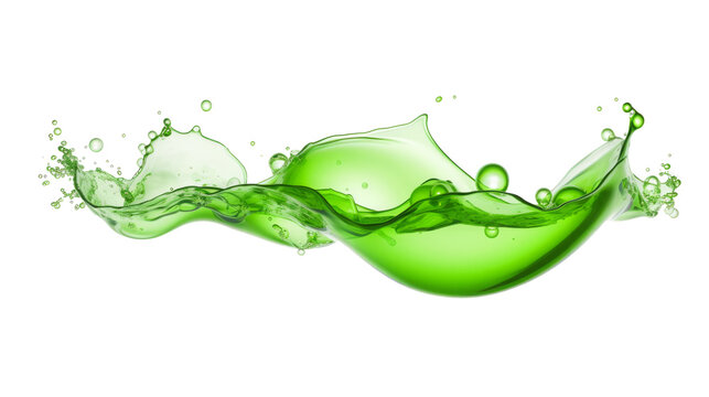 color splash isolated on white