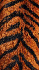 虎の毛皮のテクスチャー素材
