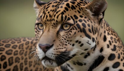 A Close Up Of A Jaguars Intense Focused Gaze  2