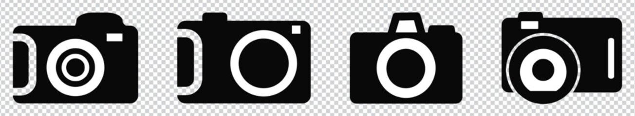 Camera icon set. photo camera icon. camera photography icon.Photo camera in flat style. vector illustration. 